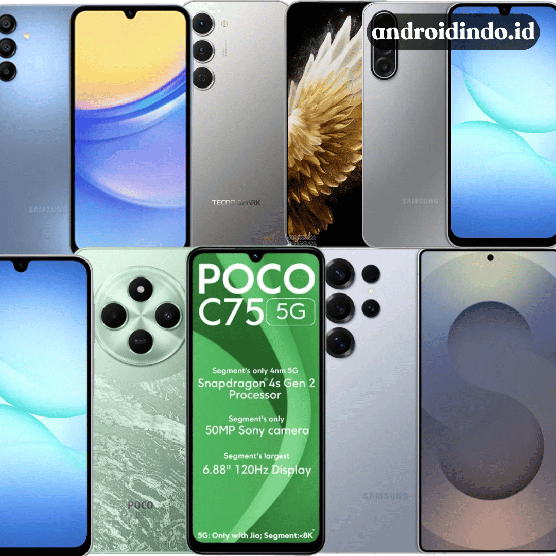 5 HP Android 5G Terbaik untuk Streaming Cepat dan Lancar