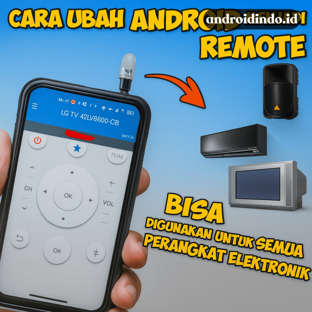 Cara Bikin HP Android Jadi Remote TV dengan Mudah, Yuk Intip!