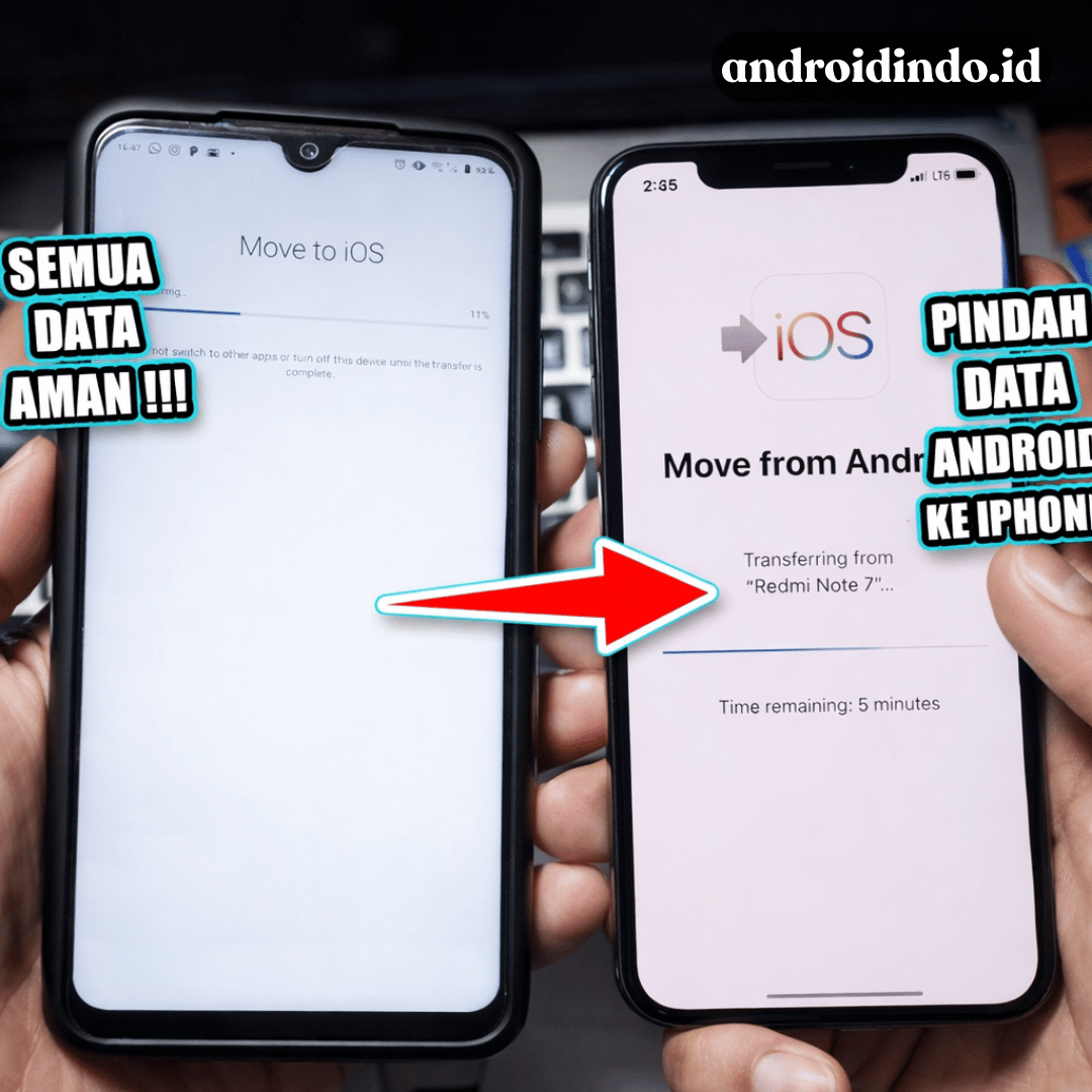 Cara Memindahkan Data Android ke iPhone dengan Aman