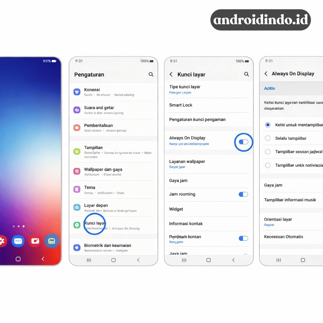 Cara Mengaktifkan Always-on Display di Android dengan Mudah