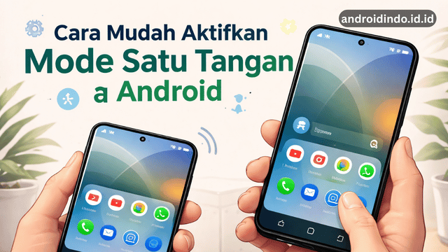 Cara Mudah Aktifkan Mode Satu Tangan di Android