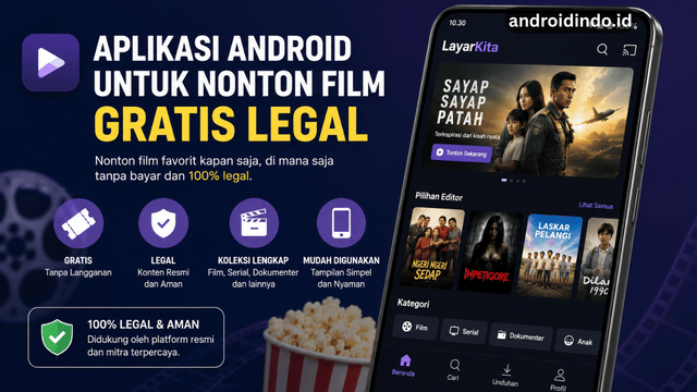 Aplikasi Android untuk Nonton Film Gratis Legal dan Aman