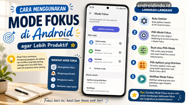 Cara Menggunakan Mode Fokus di Android agar Lebih Produktif