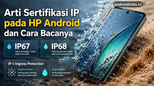 Arti Sertifikasi IP pada HP Android dan Cara Bacanya