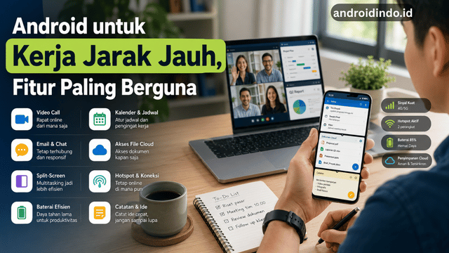 Android untuk Kerja Jarak Jauh, Fitur Paling Berguna